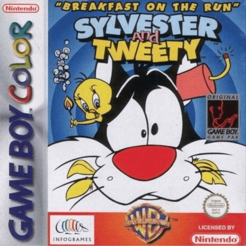 SYLVESTER AND TWEETY BREAKFAST ON THE RUN GBC (S/CAIXA, S/MANUAIS)