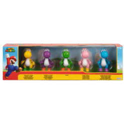 PACK 5 FIGURAS SUPER MÁRIO YOSHI