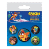 PACK 5 PINS CRASH BANDICOOT FC