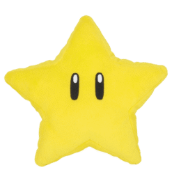 NINTENDO PELUCHE SUPER MÁRIO SUPER STAR 18CM