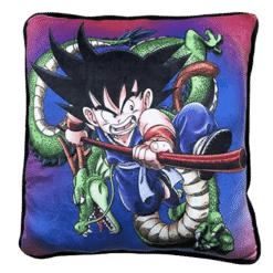 ALMOFADA DRAGON BALL Z SAN GOKU ET SHENRON 40CMX40CM FC