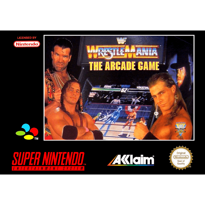 WWF WRESTLEMANIA THE ARCADE GAME SN