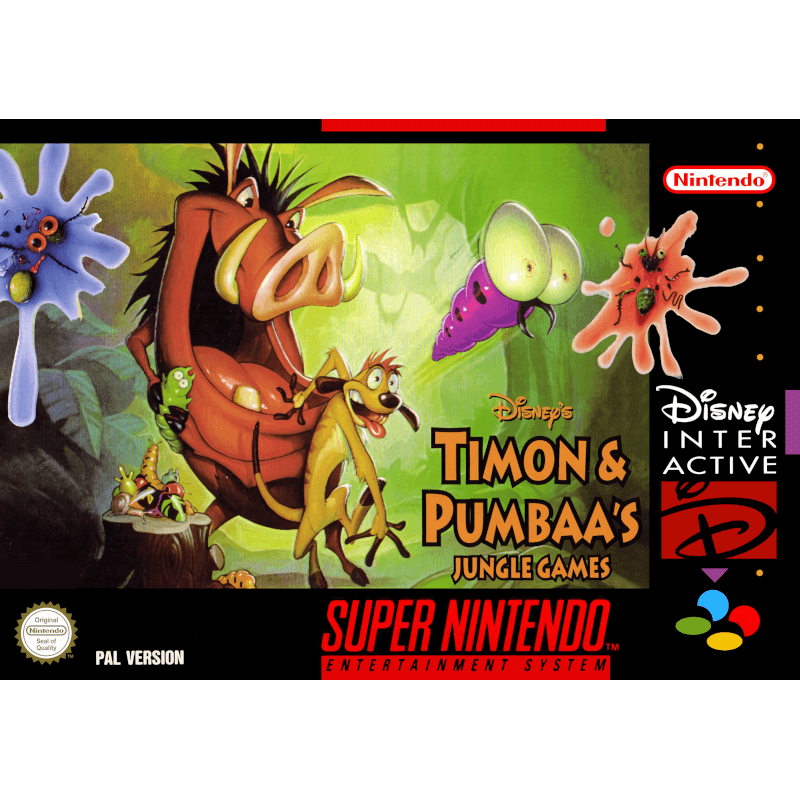 TIMON & PUMBAA'S JUNGLE GAMES SN