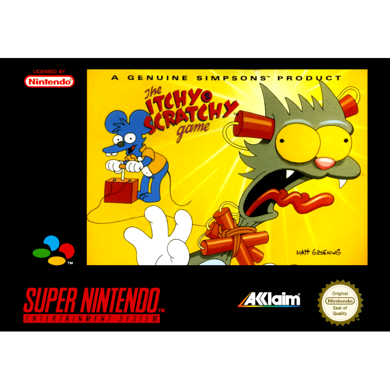THE ITCHY & SCRATCHY GAME SN