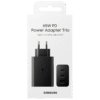 SAMSUNG CARREGADOR POWER ADAPTOR TRIO 65W PRETO FC