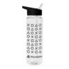 GARRAFA DE PLASTICO COM PALHINHA BOTOES PLAYSTATION