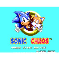 SONIC THE HEDGEHOG CHAOS MS IG1