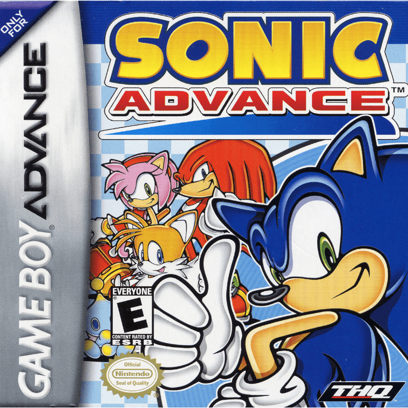 SONIC ADVANCE GBA (S/CAIXA, S/MANUAIS)