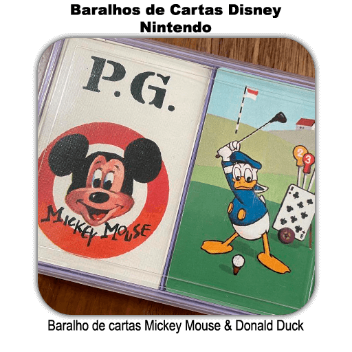 Baralho de Cartas Disney Nintendo Mickey Mouse