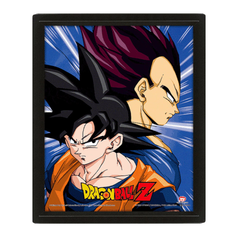 QUADRO POSTER 3D DRAGON BALL Z PROTECTORS DESTROYERS FC 2