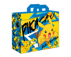 SACO RAFIA PIKACHU