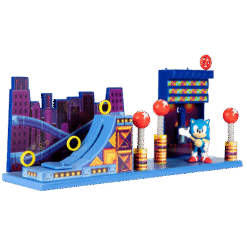 JAKKS DIORAMA SONIC THE HEDGEHOG PLAYSET ZONA STUDIOPOLIS IG2
