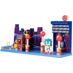 JAKKS DIORAMA SONIC THE HEDGEHOG PLAYSET ZONA STUDIOPOLIS IG1