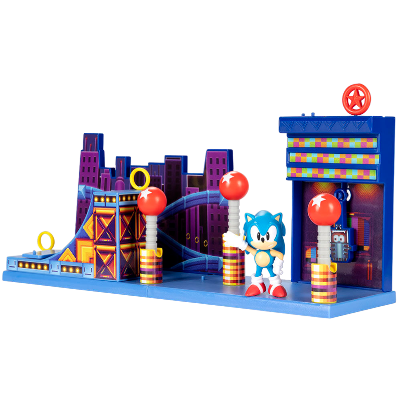 JAKKS DIORAMA SONIC THE HEDGEHOG PLAYSET ZONA STUDIOPOLIS - Image 3