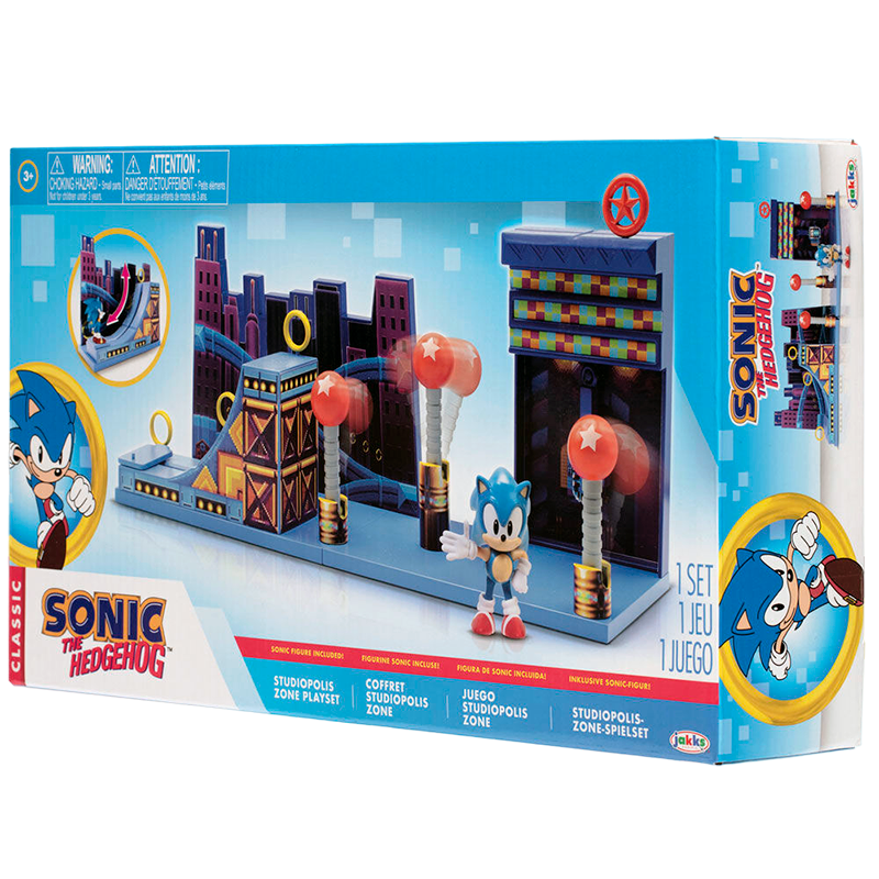 JAKKS DIORAMA SONIC THE HEDGEHOG PLAYSET ZONA STUDIOPOLIS