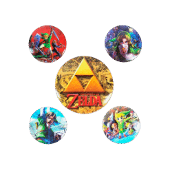 PACK 5 PINS THE LEGEND OF ZELDA COLLECTORS BADGE PACK IG1