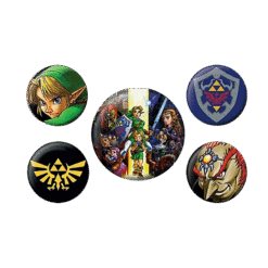 PACK 5 PINS THE LEGEND OF ZELDA BADGE PACK IG1