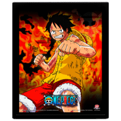 QUADRO LENTICULAR ONE PIECE (BROTHERS BURNING RAGE) (25CMX20CM)