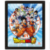 QUADRO LENTICULAR DRAGON BALL GOKU Z FIGHTERS 25X20 FC