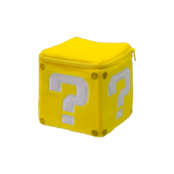 ALMOFADA SUPER MARIO CAIXA DE MOEDAS 13 CM