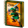 CADERNO A5 ESPIRAL LENTICULAR ZELDA LINK