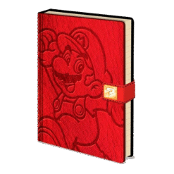 CADERNO A5 PREMIUM SUPER MÁRIO (MEDALLION)