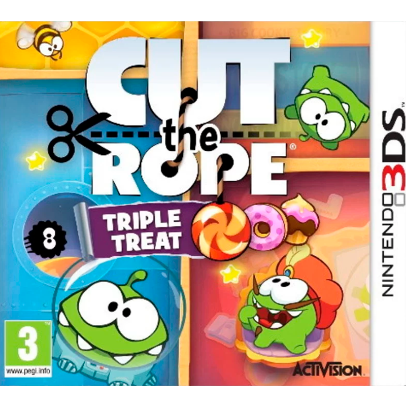 CUT THE ROPE 3 EM 1 3DS (SEMI-NOVO)