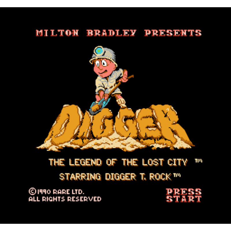 DIGGER T. ROCK THE LEGEND OF THE LOST CITY NES - Image 2