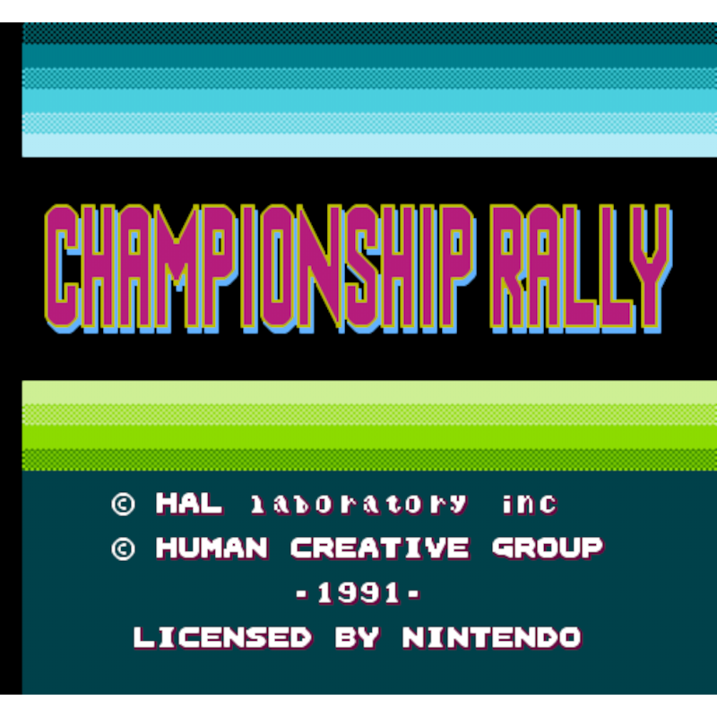CHAMPIONSHIP RALLY NES - Image 2