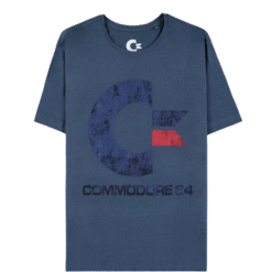 T-SHIRT DE MANGA CURTA MASCULINA TONAL LOGO COMMODORE 64
