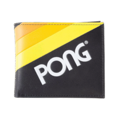 CARTEIRA BIFOLD ATARI PONG (PRETA/AMARELA)