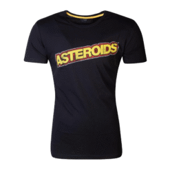 T-SHIRT DE MANGA CURTA MASCULINA COM LOGOTIPO ASTEROIDS ATARI