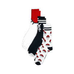 MEIAS DESPORTIVAS PACK 3 POKÉMON