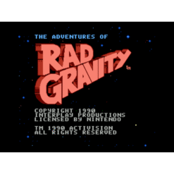 THE AVENTURES OF RAD GRAVITY NES IG1