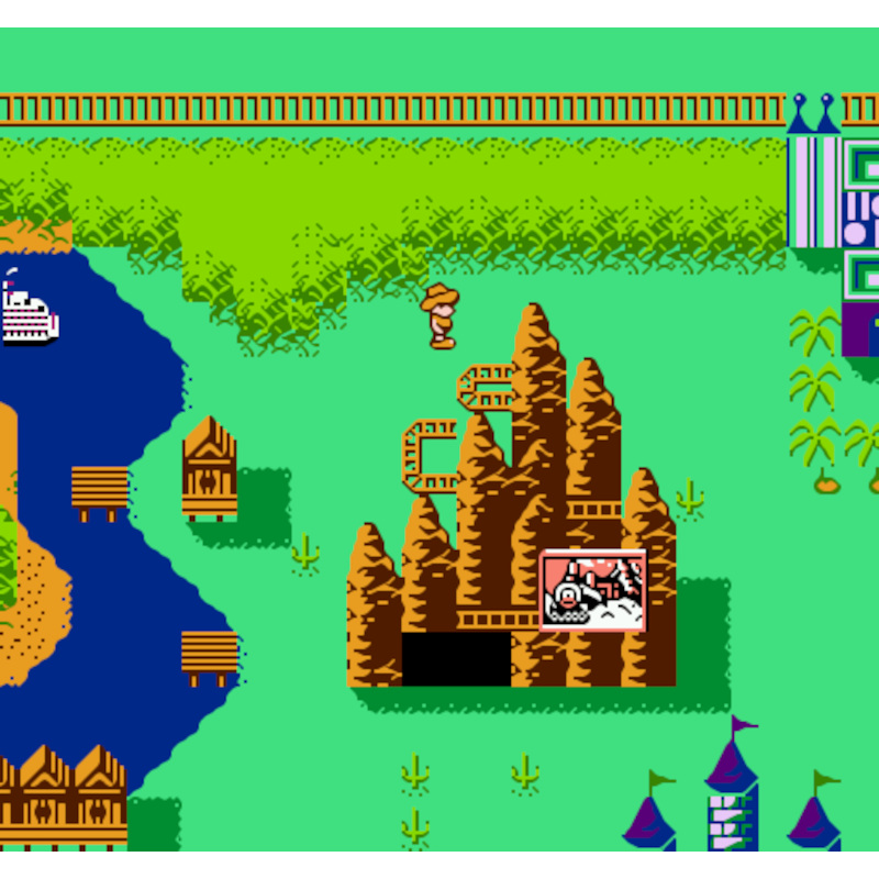 DISNEY ADVENTURES THE MAGIC KINGDOM NES - Image 3