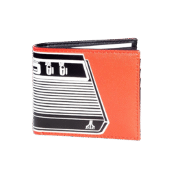 CARTEIRA CONSOLA ATARI BIFOLD (VERMELHA/PRETO)