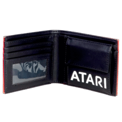 CARTEIRA CONSOLA ATARI BIFOLD VERMELHA PRETO IG3