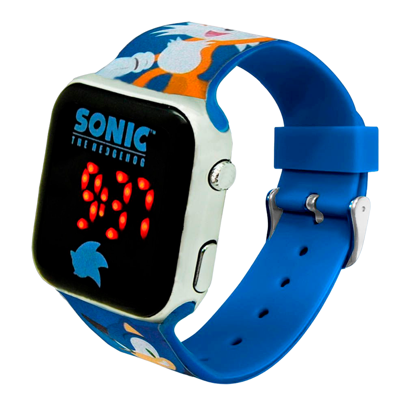 RELÓGIO INFANTIL LED SONIC THE HEDGEHOG/TAILS - Image 3