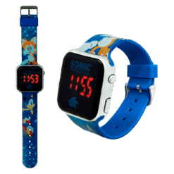 RELOGIO INFANTIL LED SONIC THE HEDGEHOG TAILS IG2