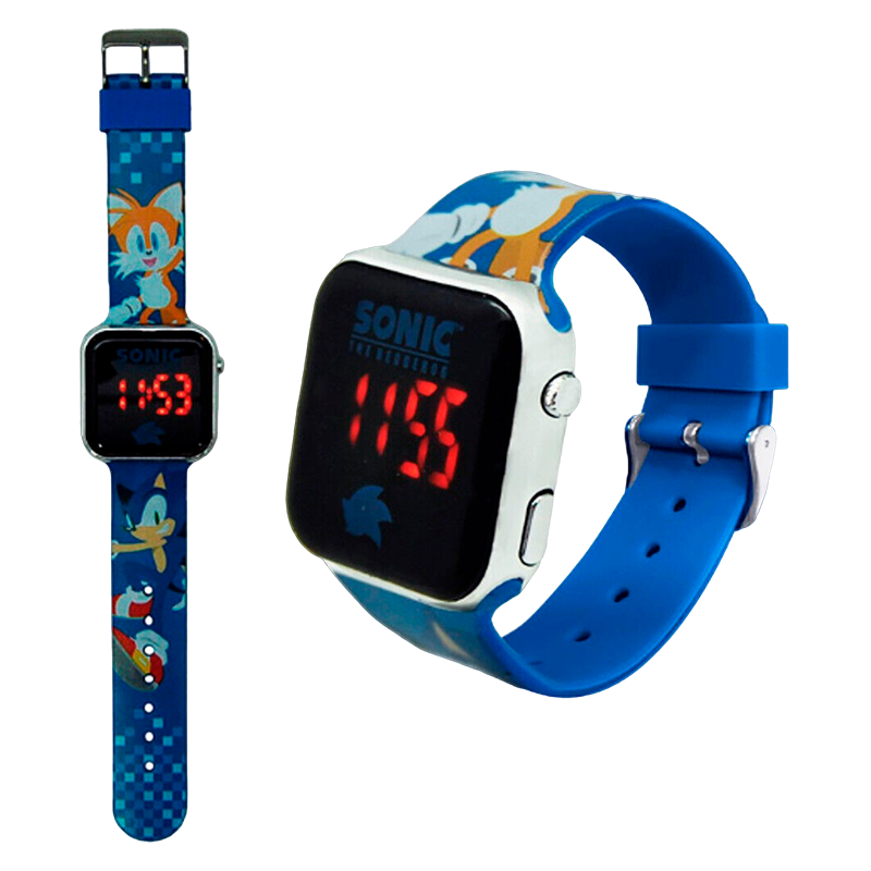 RELÓGIO INFANTIL LED SONIC THE HEDGEHOG/TAILS - Image 2