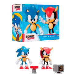 CONJUNTO FIGURAS SONIC E MIGHTY SONIC THE HEDGEHOG 10CM IG1
