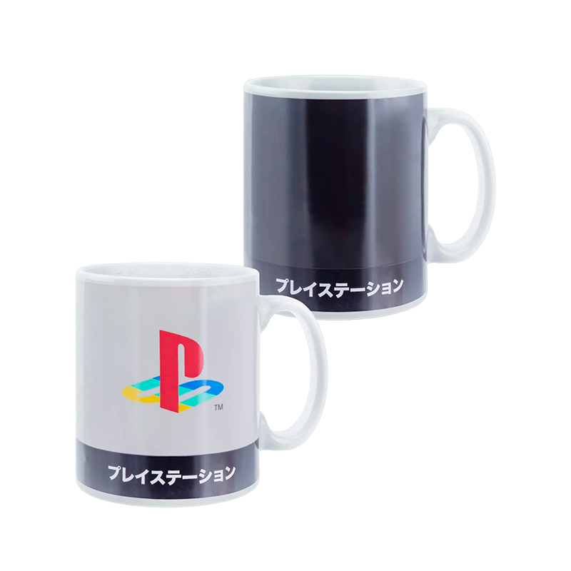 CANECA TERMOSSENSÍVEL XL PLAYSTATION HERITAGE PALADONE (550ML)