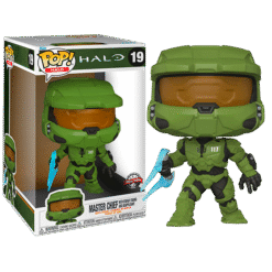 POP! HALO MASTER CHIEF WITH ENERGY SWORD AND GRAPPLESHOT Nº19 25CM