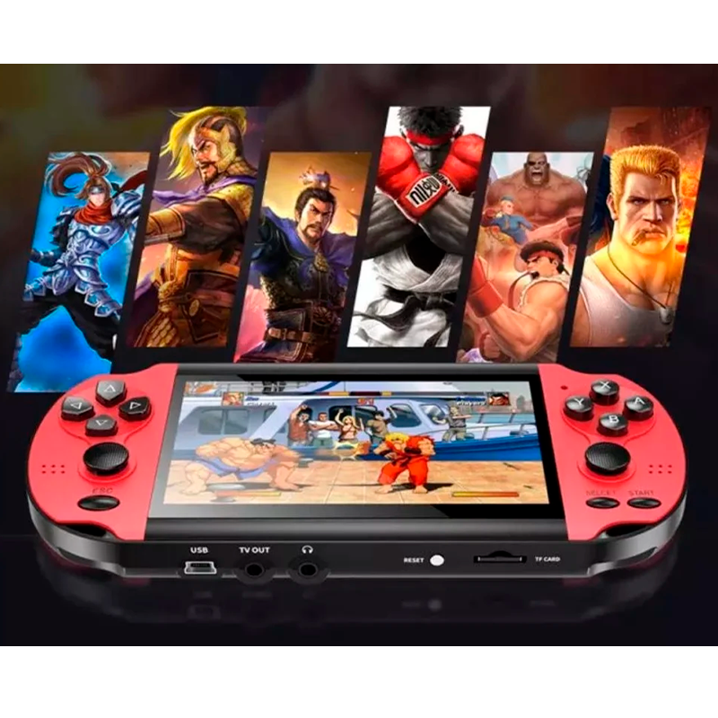 CONSOLA JOGOS PORTÁTIL X7 MULTIFUNÇÕES 5.1'' 200 JOGOS - Image 2