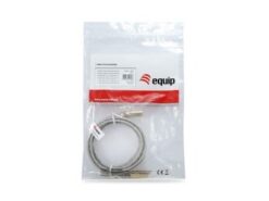 EQUIP CABO USB 2.0 TYPE A PARA TYPE B M M 1.8MTS TRANSPARENTE SILVER 5