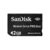 SANDISK MEMORY STICK PRO DUO 2GB PRETO FC