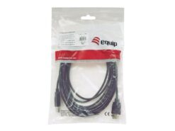 EQUIP CABO USB 2.0 TYPE A PARA USB TYPE B M M 1MT PRETO 4