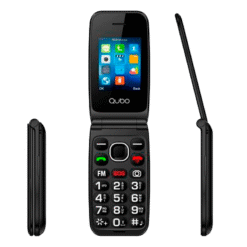 QUBO TELEMÓVEL NEO 2NW DUAL SIM SOS 2,4'' (PRETO)