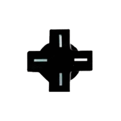 BOTÃO DIRECCIONAL NINTENDO DS LITE (PRETO)