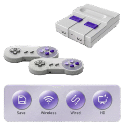 CONSOLA RETRO GAME EDITION ENTERTAINMENT SYSTEM WIRELESS5000 JOGOS IG1